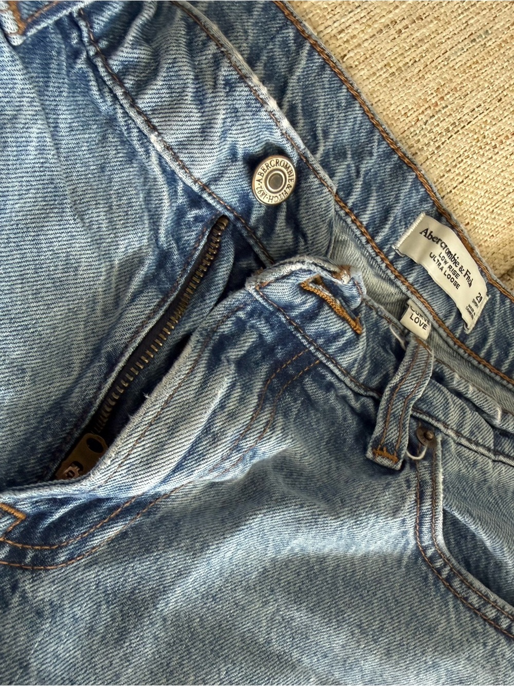 Abercrombie & Fitch Light Blue Women's Flare Jeans